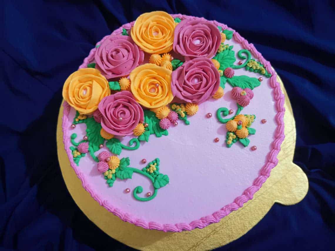 বিবাহ বার্ষিকী কেক