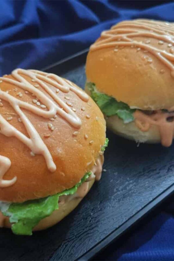 জুসি চিকেন বার্গার