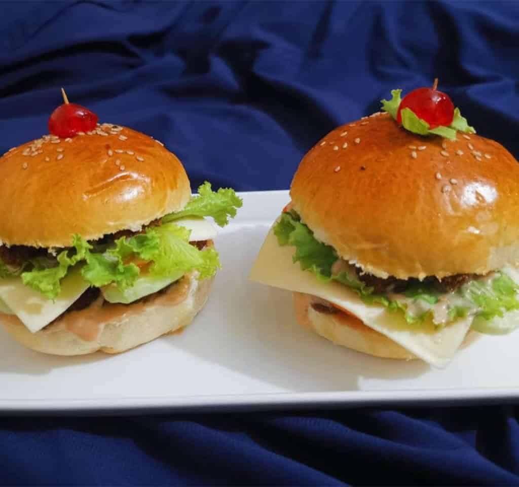 juicy chicken cheese burger