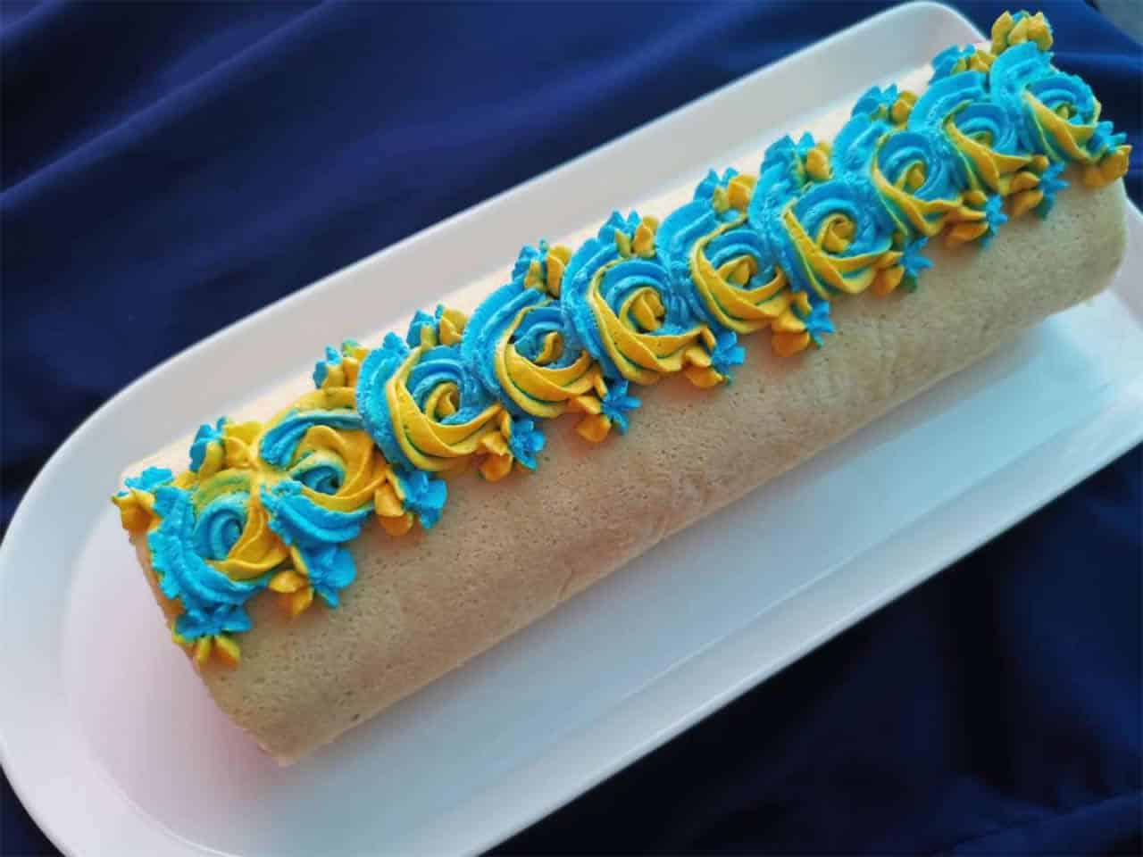 ভ্যানিলা সুইস রোল কেক