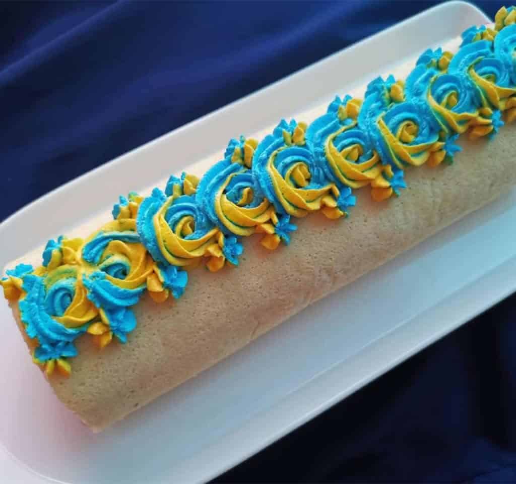 ভ্যানিলা সুইস রোল কেক