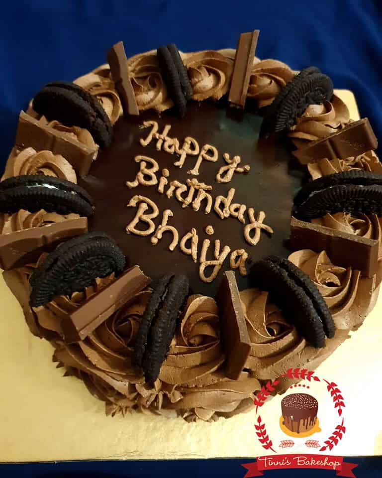 চকলেট কেক ডিজাইন ১১ — Tinnis Bakeshop — Tinnis Bakeshop