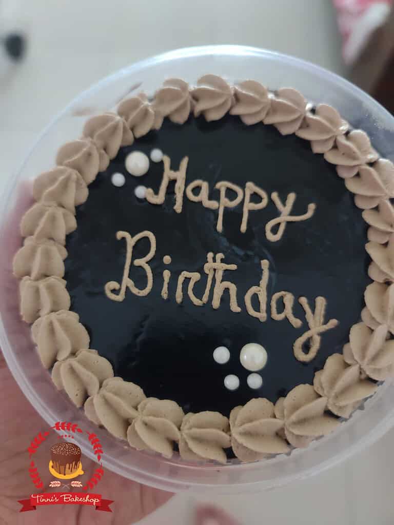 চকলেট কেক ডিজাইন ২৩ — Tinnis Bakeshop — Tinnis Bakeshop