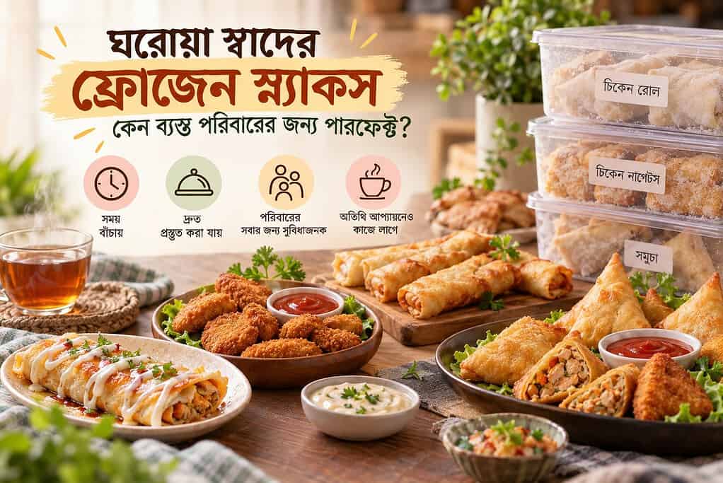 ঘরোয়া স্বাদের ফ্রোজেন স্ন্যাকস কেন ব্যস্ত পরিবারের জন্য পারফেক্ট image ঘরোয়া স্বাদের ফ্রোজেন স্ন্যাকস কেন ব্যস্ত পরিবারের জন্য পারফেক্ট image