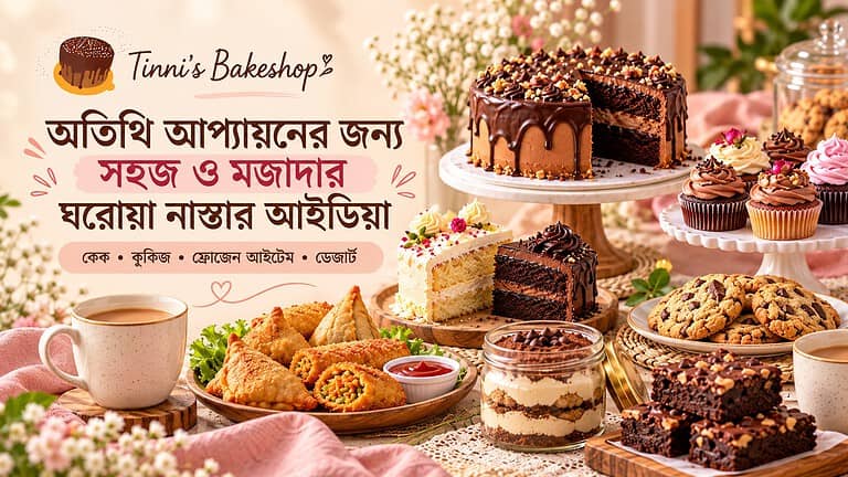 অতিথি আপ্যায়নের জন্য সহজ ও মজাদার ঘরোয়া নাস্তার আইডিয়া image