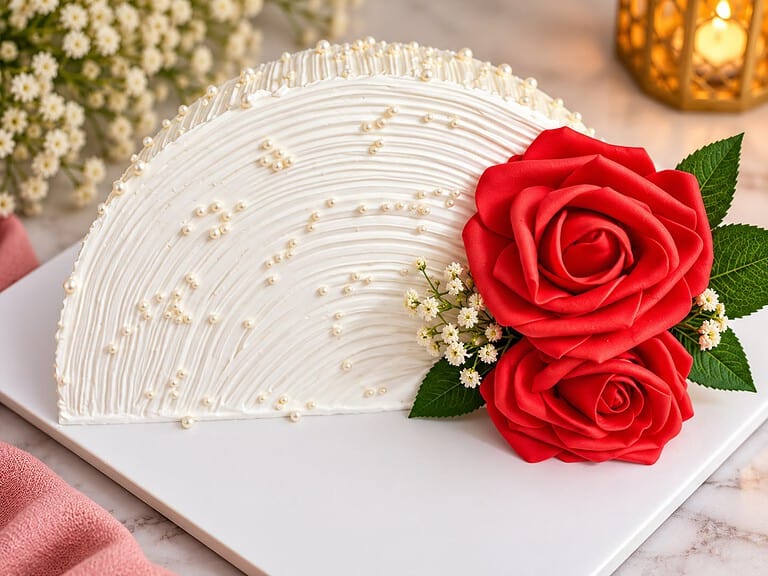 ভ্যানিলা কেক ডিজাইন ১ — Tinnis Bakeshop — Tinnis Bakeshop