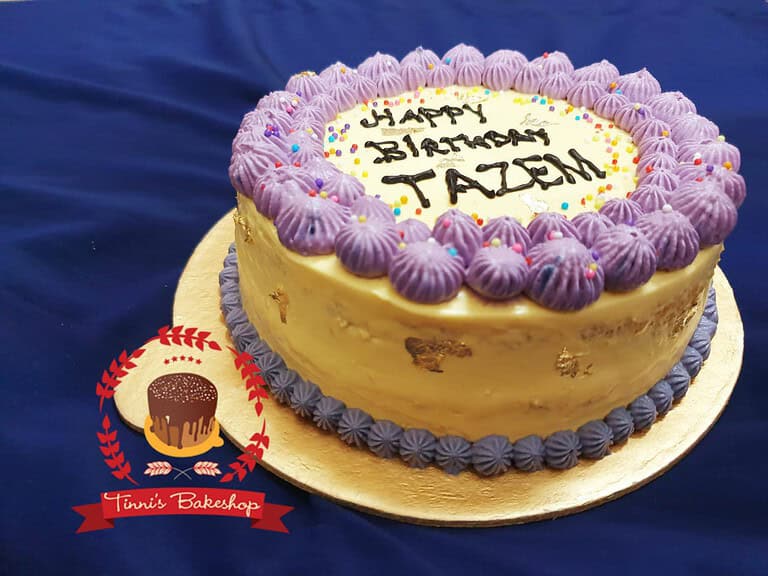 ভ্যানিলা কেক ডিজাইন ১০ — Tinnis Bakeshop — Tinnis Bakeshop