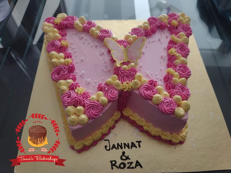 ভ্যানিলা কেক ডিজাইন ২০ — Tinnis Bakeshop — Tinnis Bakeshop