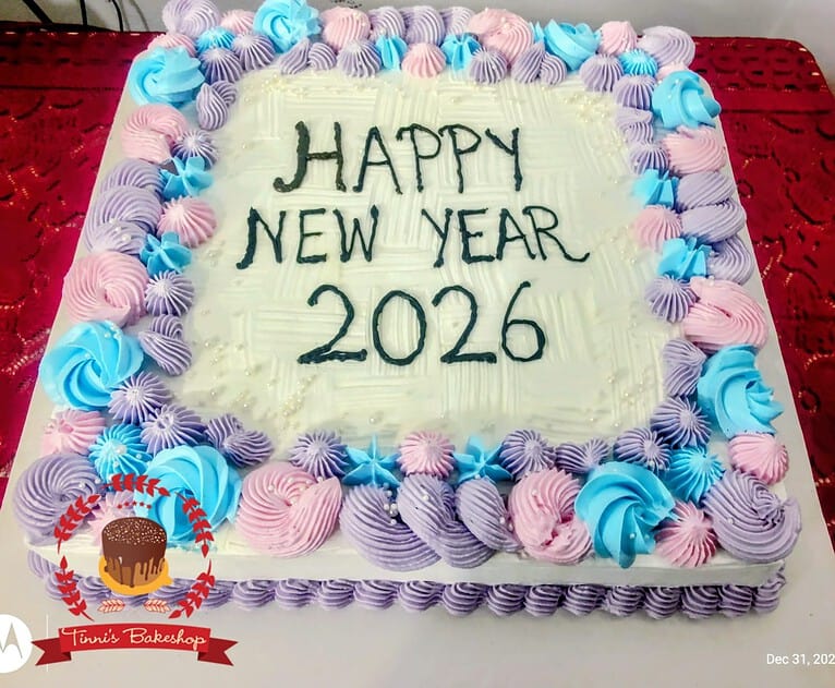 ভ্যানিলা কেক ডিজাইন ২৪ — Tinnis Bakeshop — Tinnis Bakeshop